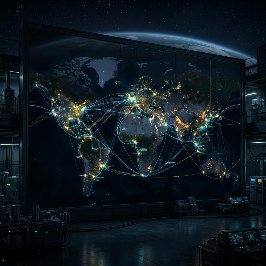Abstract Global Industry